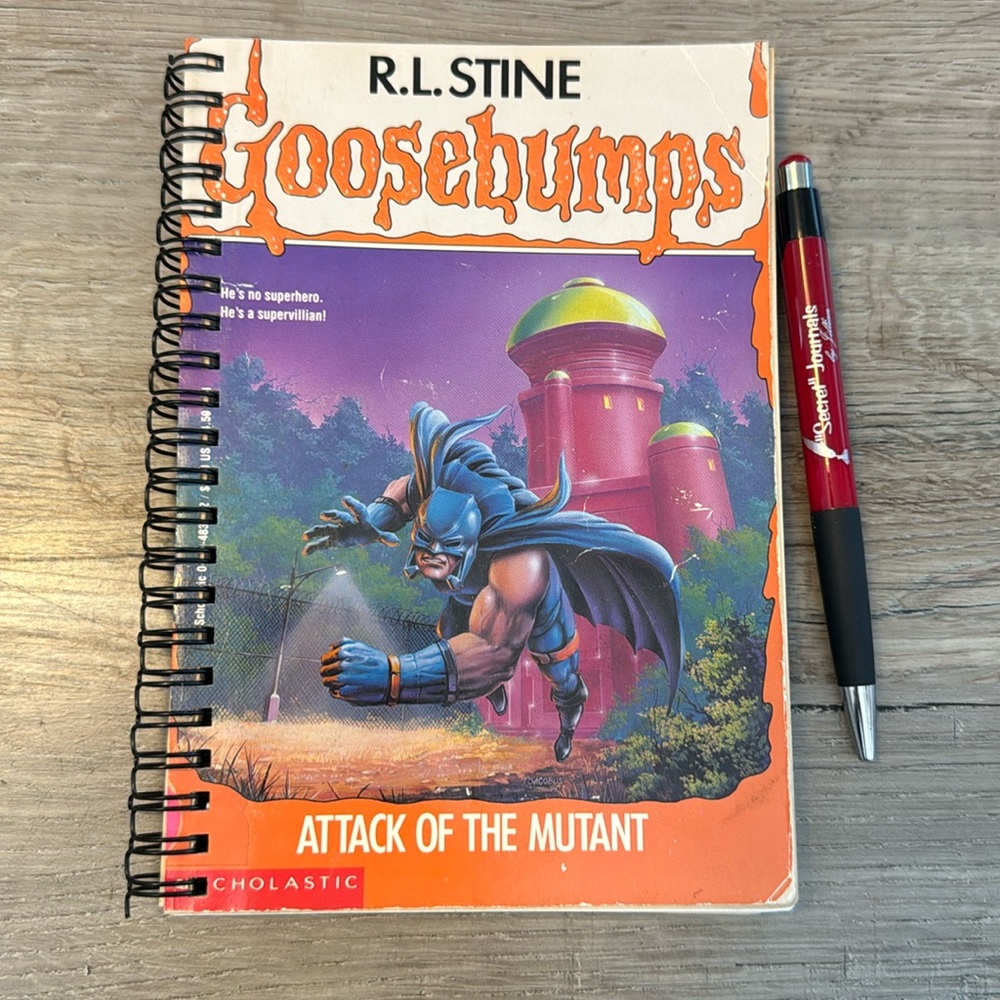 Secret Journal “Goosebumps Attack of the Mutant” 📚 Handmade journal